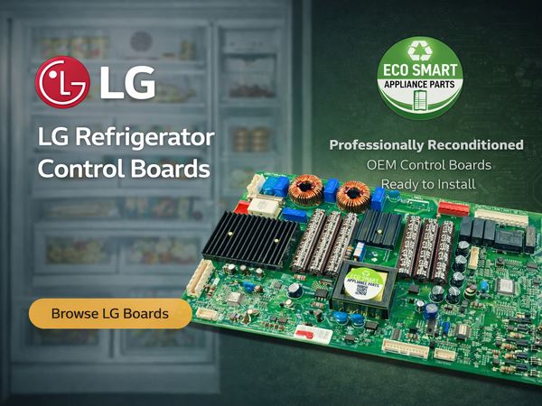 LG refrigerator control board — original OEM replacement part
