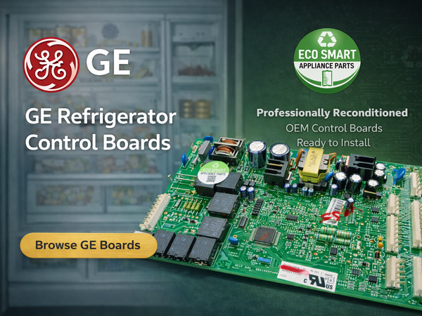 GE refrigerator control board — original OEM replacement part