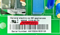 Part number sticker — match 197D8512G101 OEM GE Refrigerator Main Control Board Replacement
