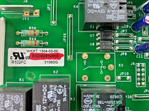 Part number sticker — match 200D6221G010 on your board
