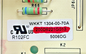 Part number sticker — match 200D6221G013 on your board