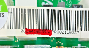 Part number sticker — match DA41-00596J on your board