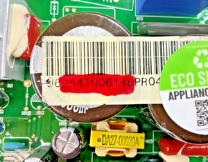 Part number sticker — match DA41-00614B on your board
