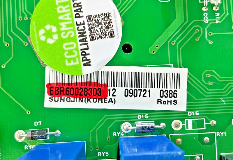 Part number sticker — EBR60028303
