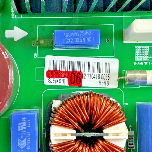 Part number sticker — match EBR73304206 OEM LG Refrigerator Main Control Board Replacement