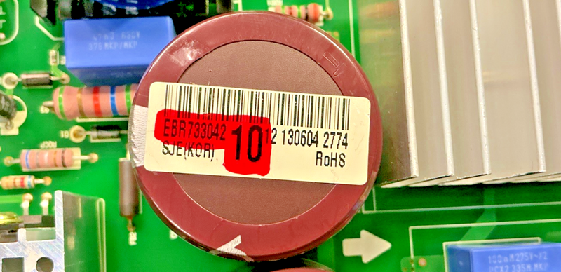 Part number sticker — EBR73304210