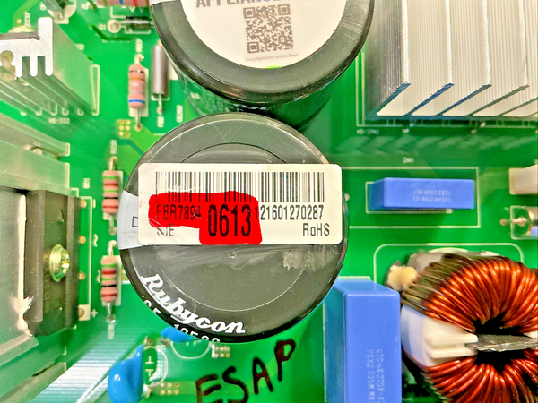 Part number sticker — match EBR78940613 OEM LG Refrigerator Main Control Board Replacement