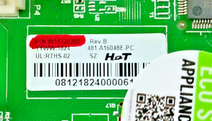 Part number sticker — match W11226382 on your board