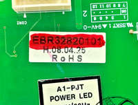 Part number sticker — match EBR32820101 OEM LG Refrigerator Main Control Board Replacement